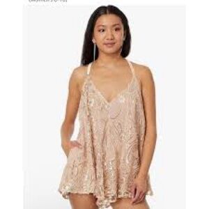 Free People Swingin’ It Romper